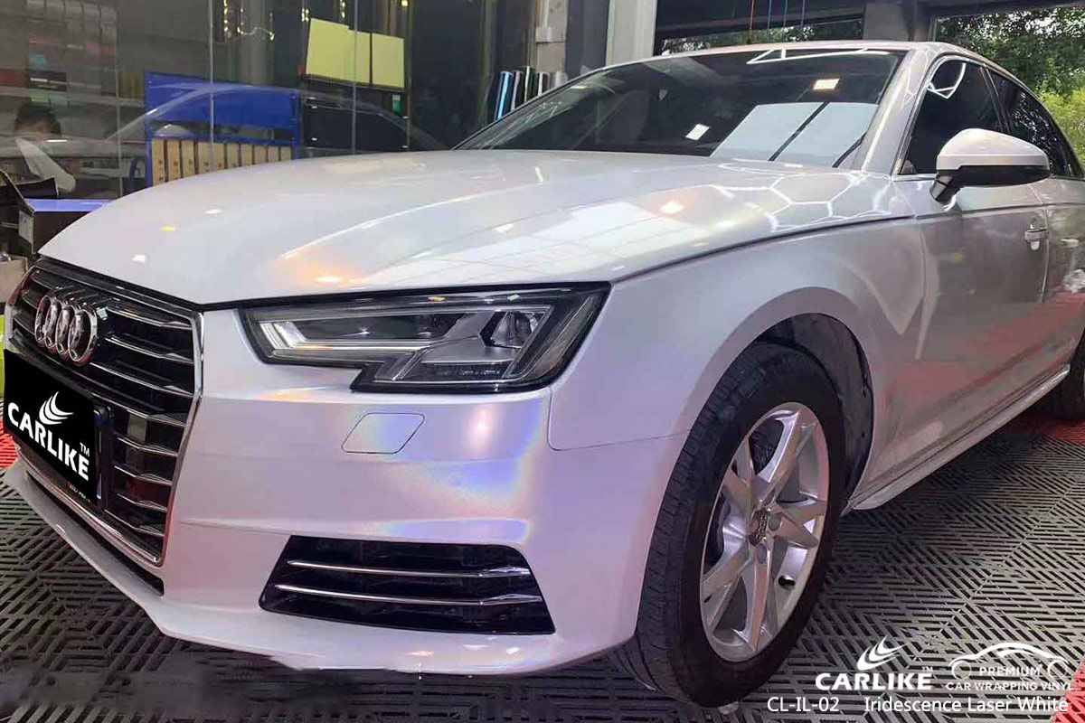 CL-IL-02 iridescence laser white vinyl films for AUDI Antalya Turkey