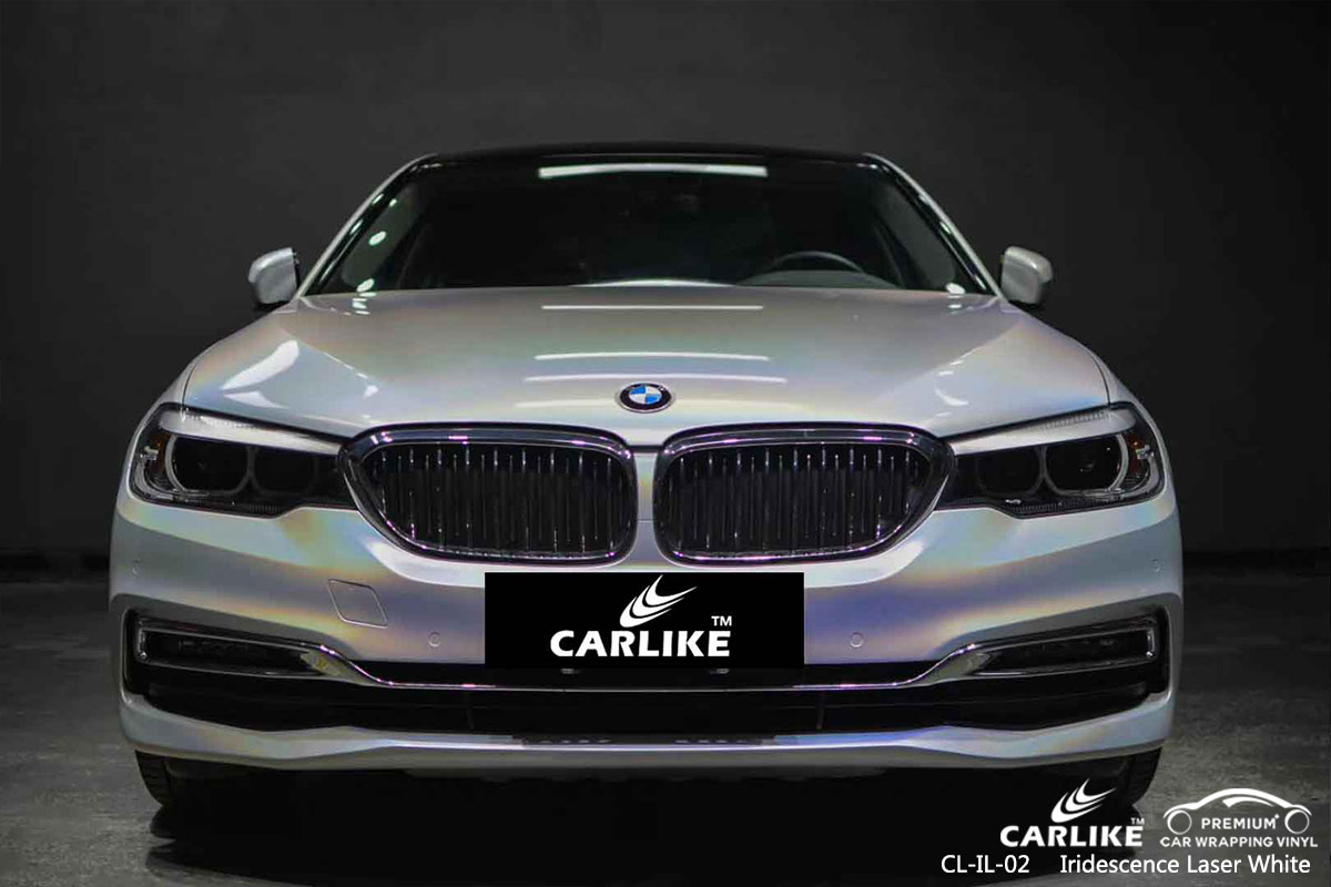 CL-IL-02 iridescence laser white wrap vinyl for BMW Kayseri Turkey