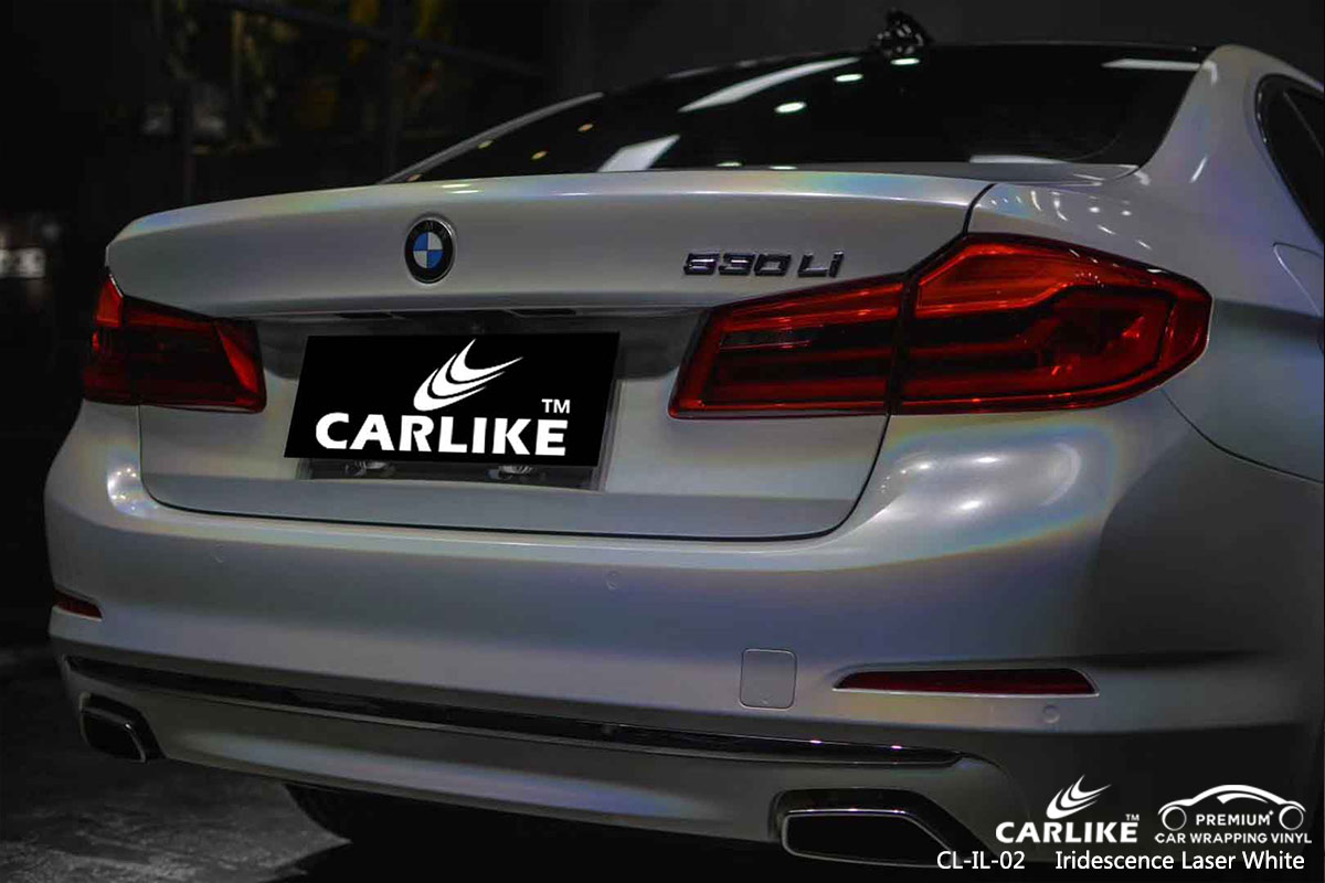 CL-IL-02 iridescence laser white wrap vinyl for BMW Kayseri Turkey