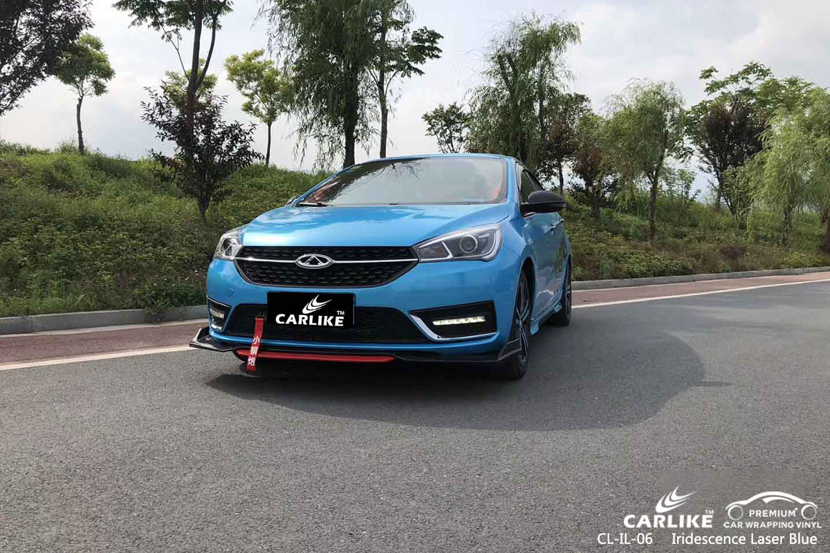 CL-IL-06 iridescence laser blue car wrapping for LEXUS Tagaytay Philippines