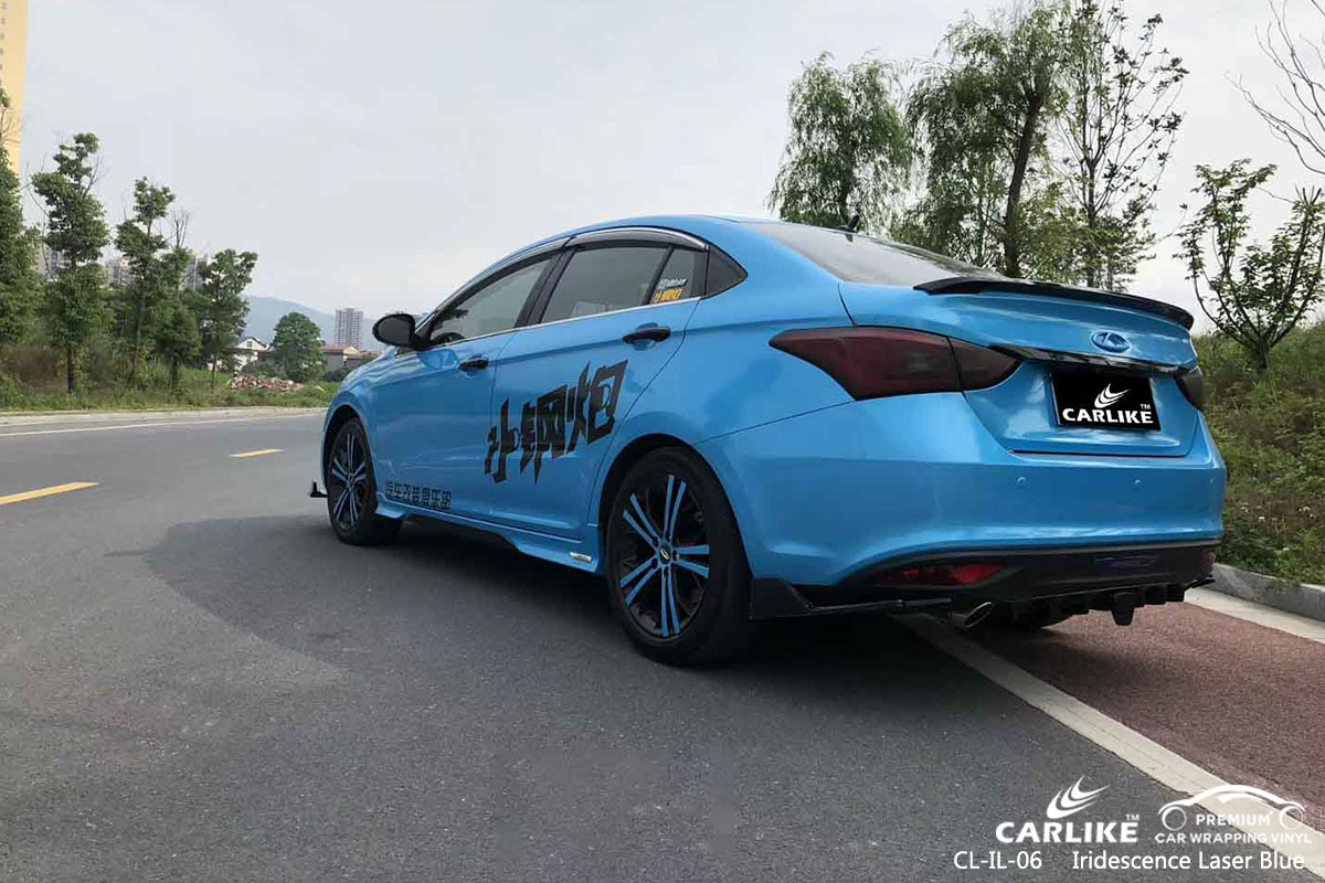 CL-IL-06 iridescence laser blue car wrapping for LEXUS Tagaytay Philippines