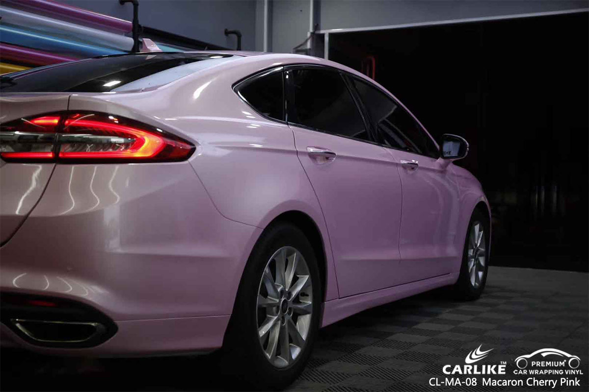 CL-MA-08 macaron cherry pink wrap my car for FORD Zamboanga Philippines