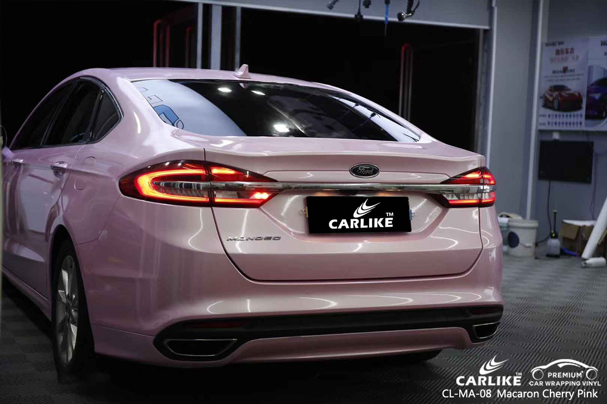 CL-MA-08 macaron cherry pink wrap my car for FORD Zamboanga Philippines