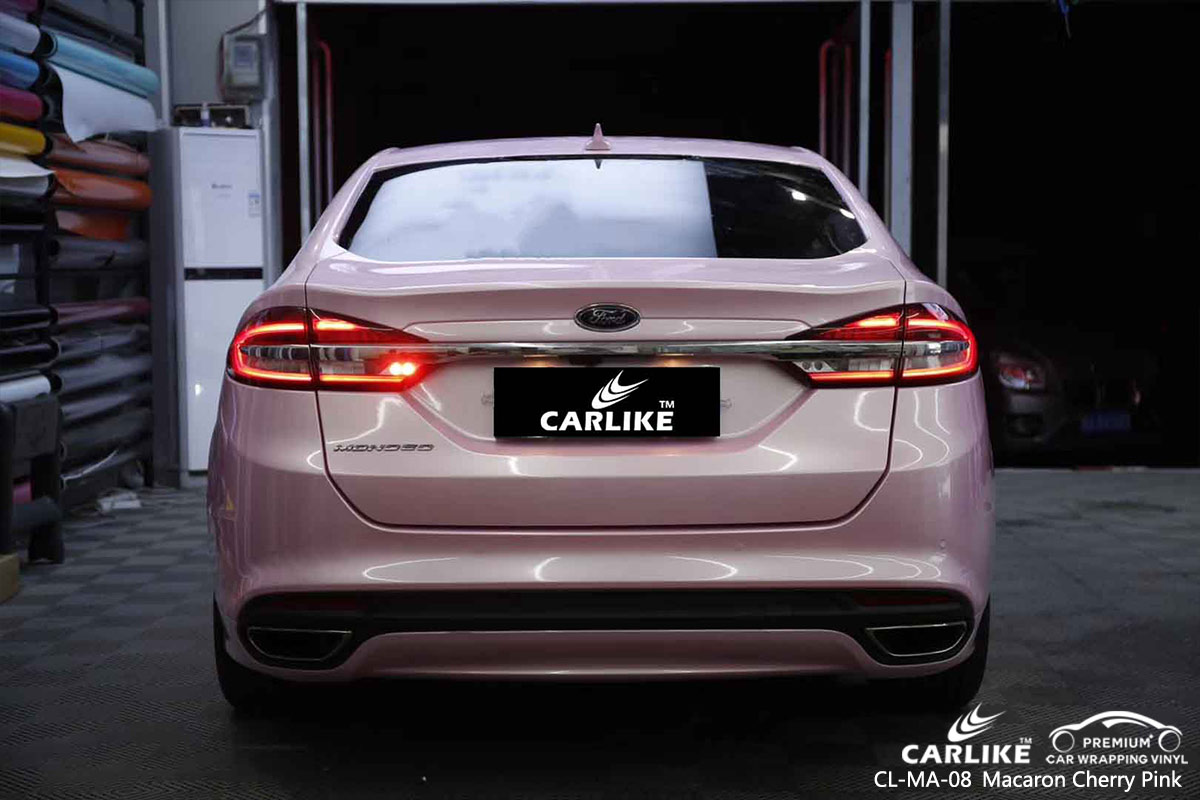 CL-MA-08 macaron cherry pink wrap my car for FORD Zamboanga Philippines