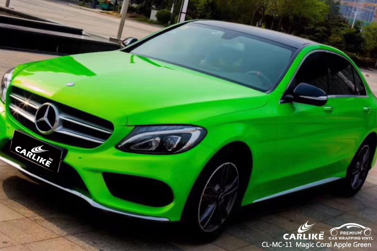 CL-MC-11 magic coral apple green car wrap film for MERCEDES-BENZ Kutahya Turkey