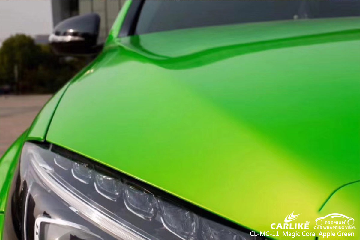 CL-MC-11 magic coral apple green car wrap film for MERCEDES-BENZ Kutahya Turkey