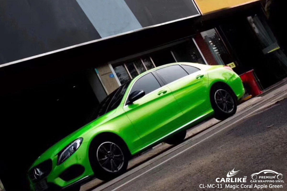 CL-MC-11 magic coral apple green car wrap film for MERCEDES-BENZ Kutahya Turkey