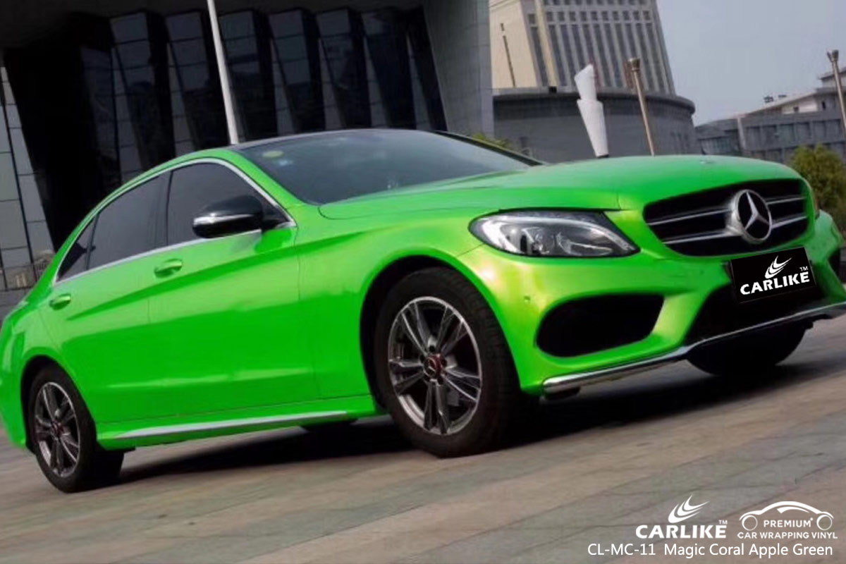 CL-MC-11 magic coral apple green car wrap film for MERCEDES-BENZ Kutahya Turkey