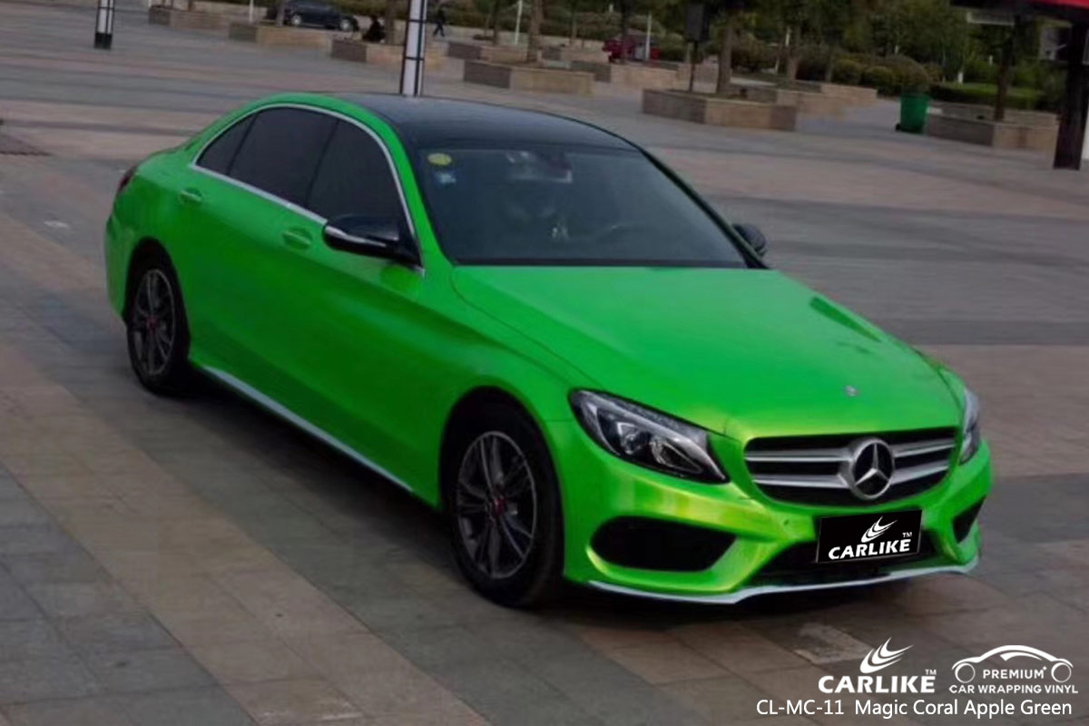 CL-MC-11 magic coral apple green car wrap film for MERCEDES-BENZ Kutahya Turkey