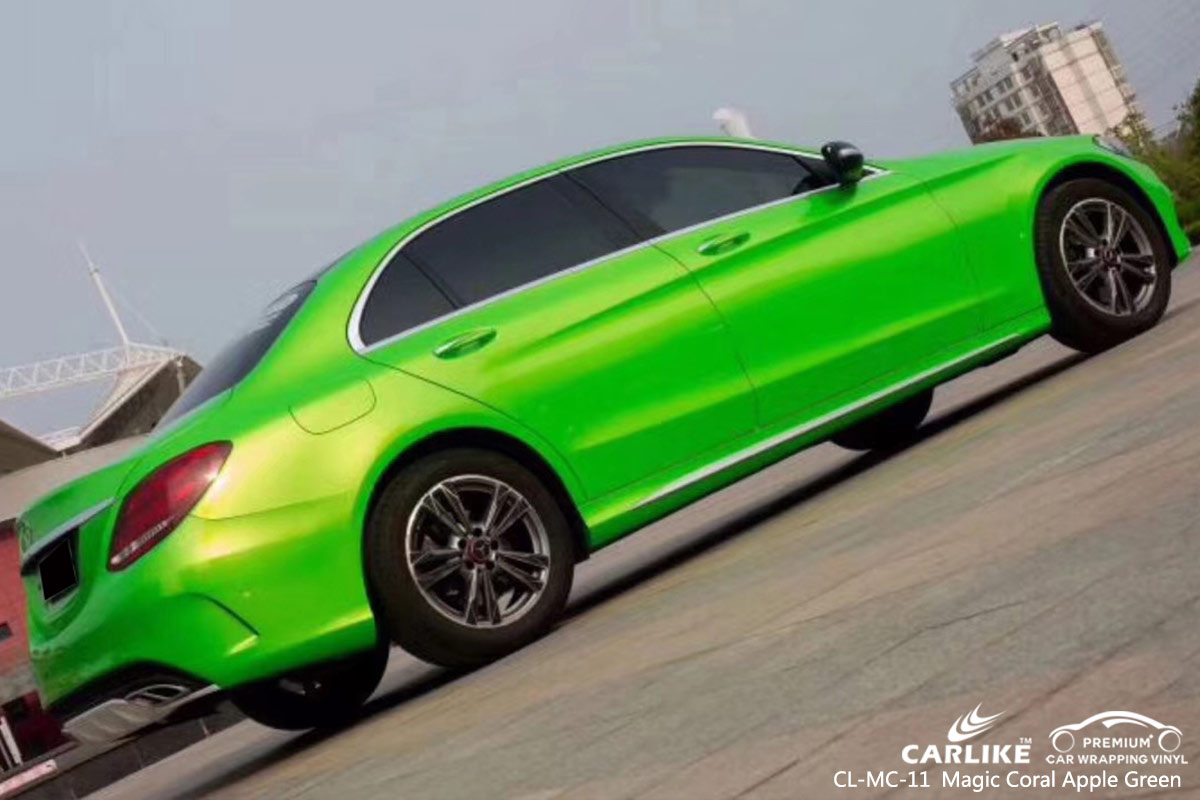 CL-MC-11 magic coral apple green car wrap film for MERCEDES-BENZ Kutahya Turkey