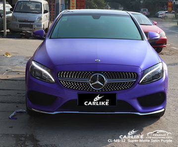 MERCEDES-BENZ Cagayan de Oro Filipinler için CL-MS-12 süper mat saten mor araç sarma