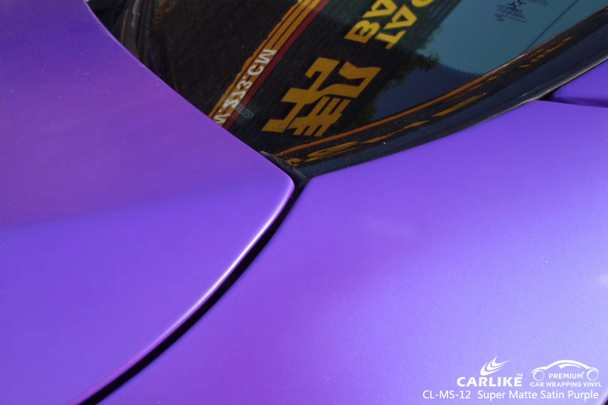 CL-MS-12 super matte satin purple vehicle wrapping for MERCEDES-BENZ Cagayan de Oro