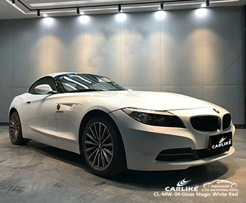CL-MW-04 parlak sihirli beyaz kırmızı vücut wrap araba BMW Lapu-Lapu Filipinler için tedarikçisi