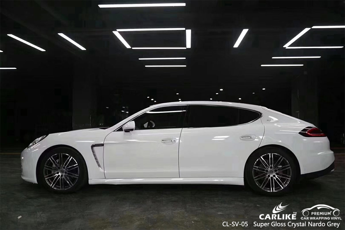 CL-SV-05 super gloss crystal nardo grey car wrap gloss for PORSCHE Las Pinas
