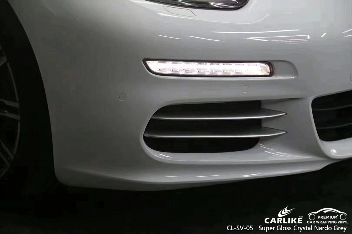 CL-SV-05 super gloss crystal nardo grey car wrap gloss for PORSCHE Las Pinas