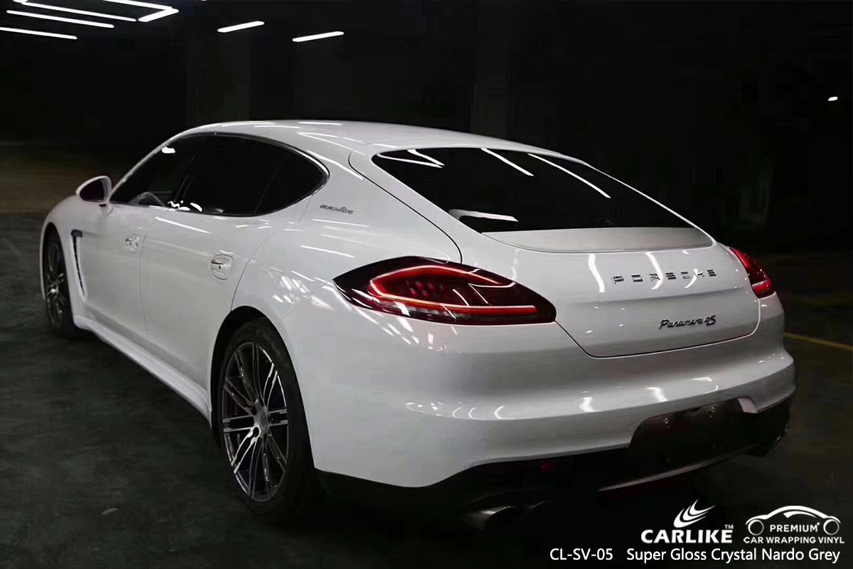 CL-SV-05 super gloss crystal nardo grey car wrap gloss for PORSCHE Las Pinas