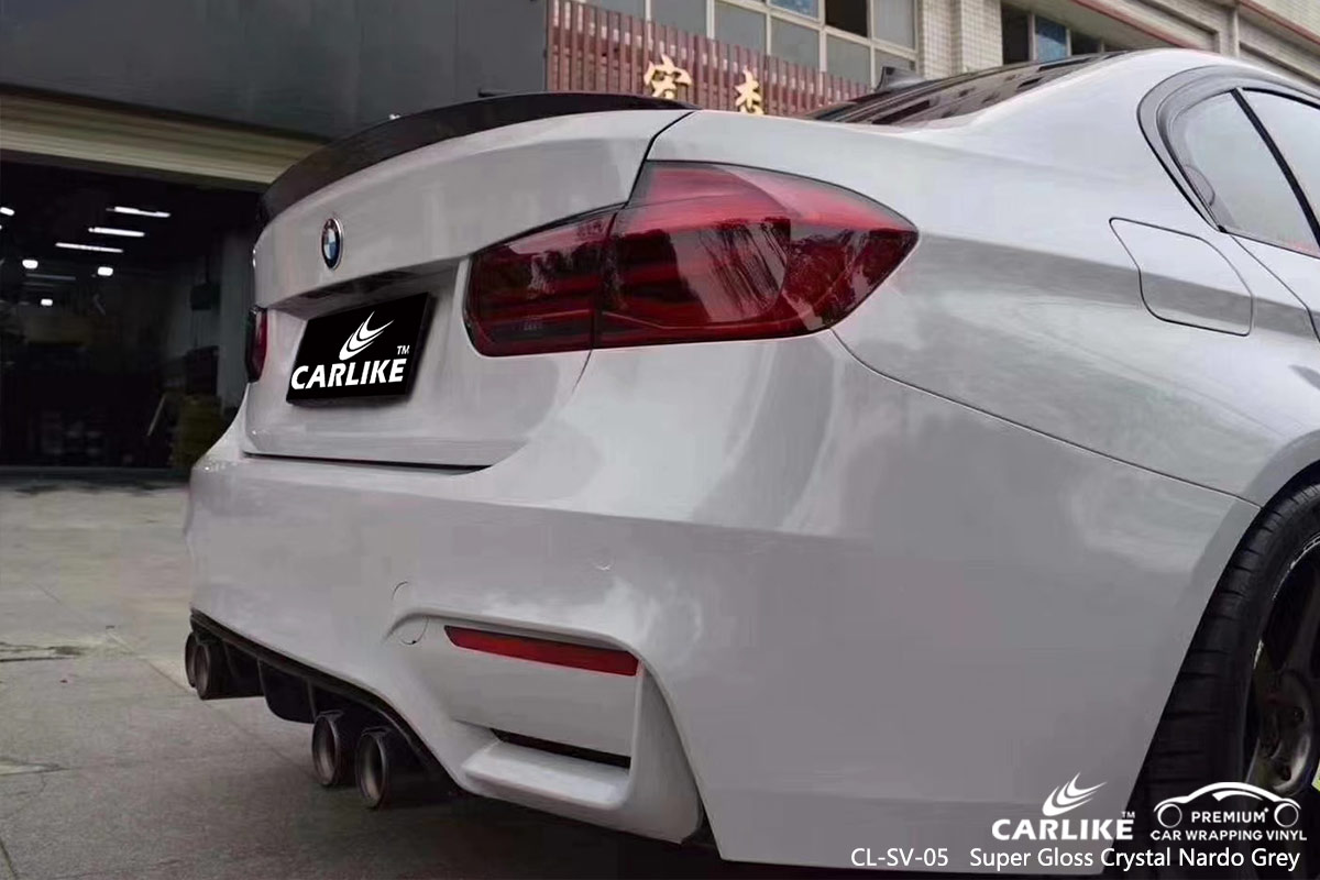 CL-SV-05 super gloss crystal nardo grey body wrap car supplier for BMW Sakarya Turkey