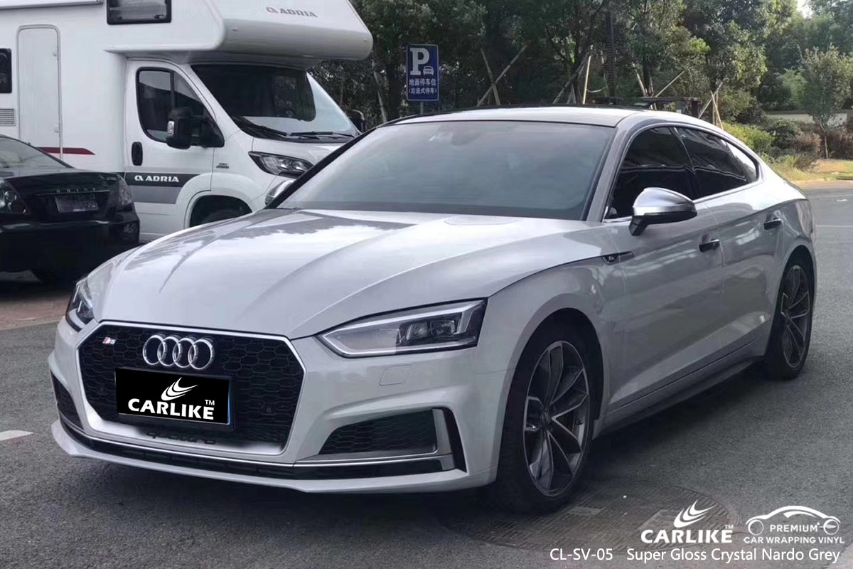 CL-SV-05 super gloss crystal nardo grey car wrap film for AUDI Caloocan