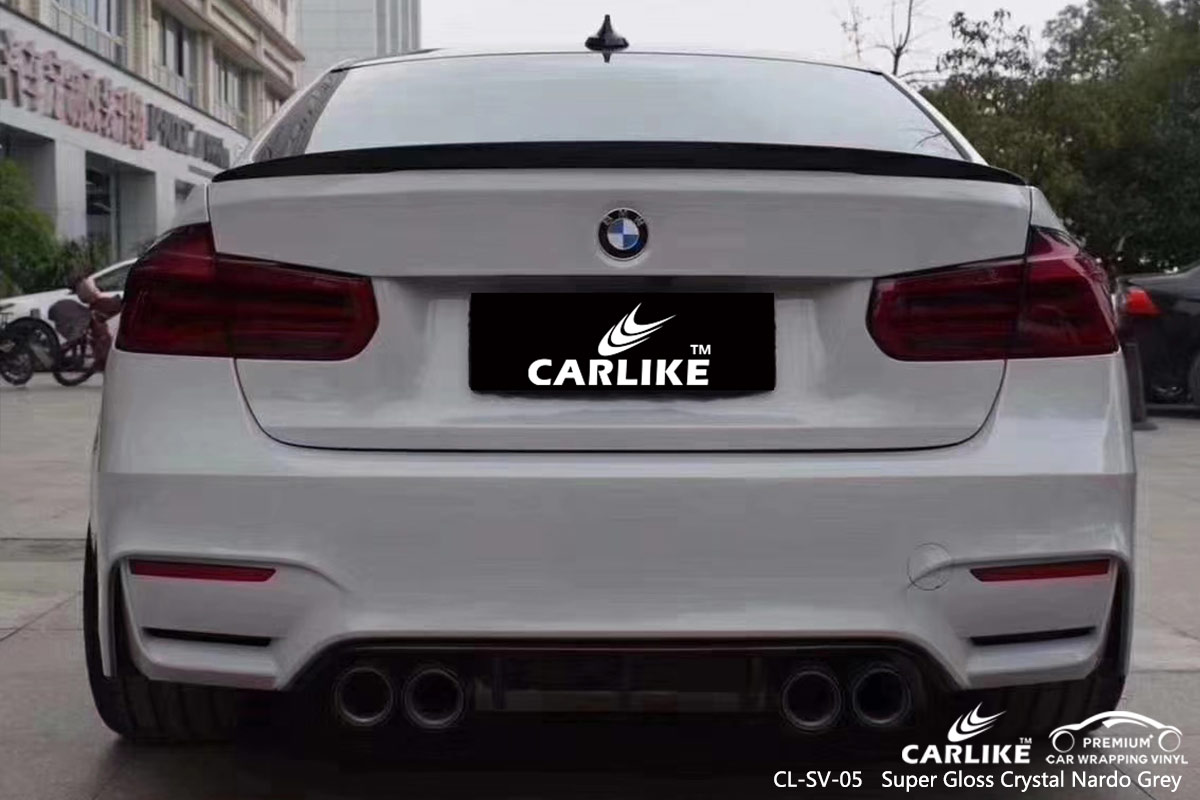 CL-SV-05 super gloss crystal nardo grey body wrap car supplier for BMW Sakarya Turkey