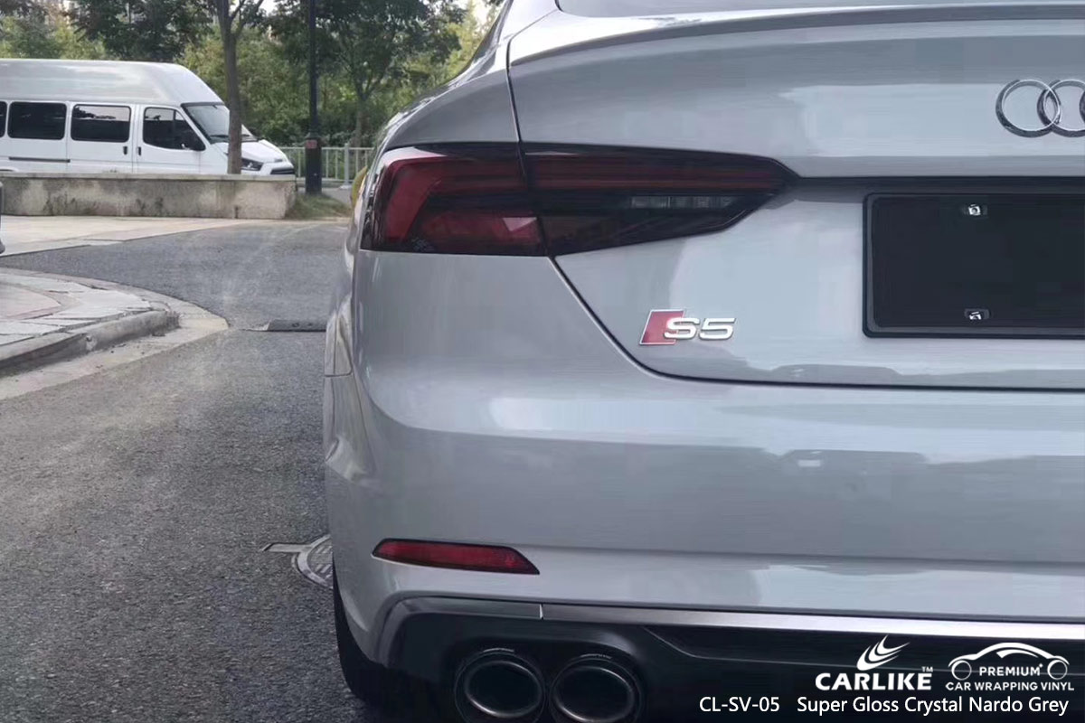 CL-SV-05 super gloss crystal nardo grey car wrap film for AUDI Caloocan