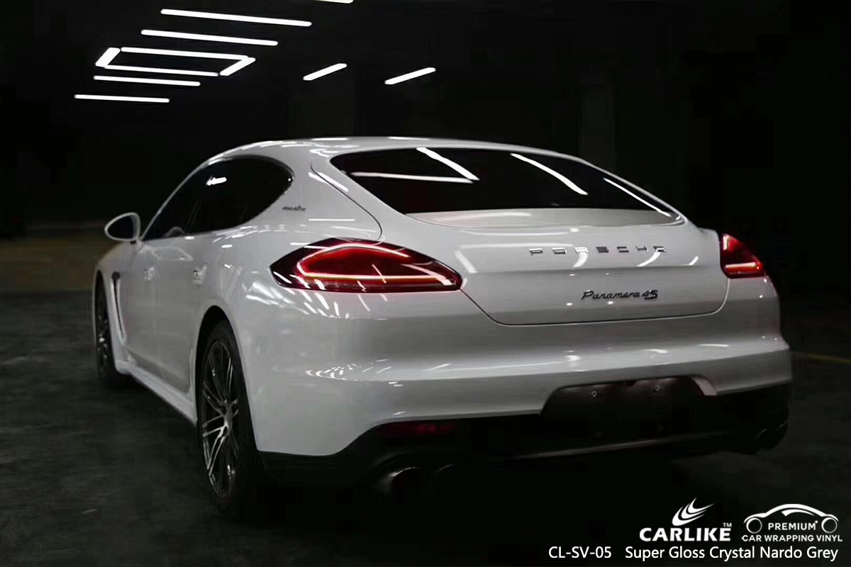 CL-SV-05 super gloss crystal nardo grey car wrap gloss for PORSCHE Las Pinas