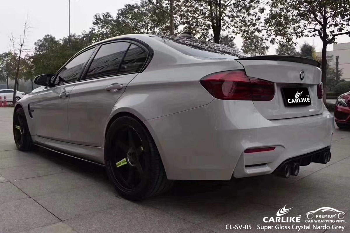 CL-SV-05 super gloss crystal nardo grey body wrap car supplier for BMW Sakarya Turkey