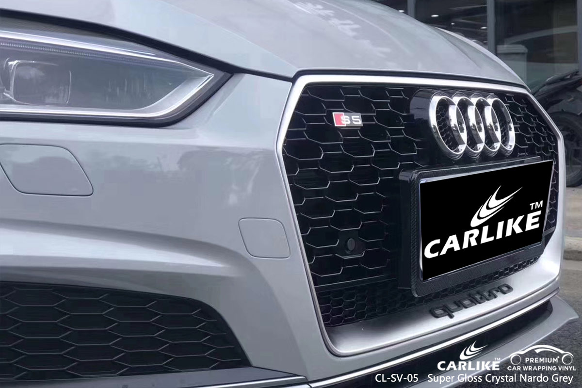 CL-SV-05 super gloss crystal nardo grey car wrap film for AUDI Caloocan