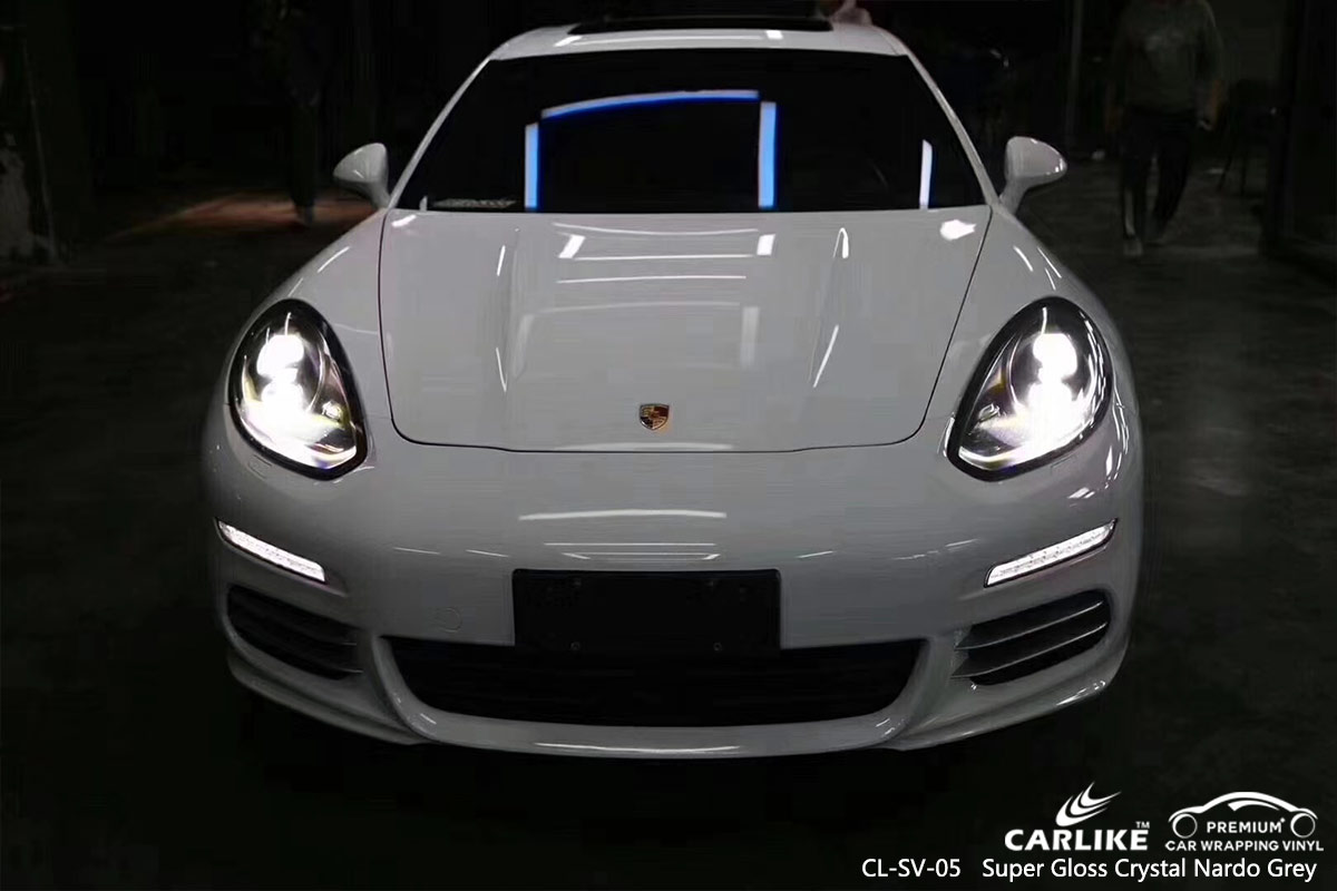 CL-SV-05 super gloss crystal nardo grey car wrap gloss for PORSCHE Las Pinas
