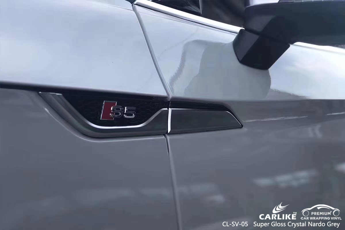 CL-SV-05 super gloss crystal nardo grey car wrap film for AUDI Caloocan