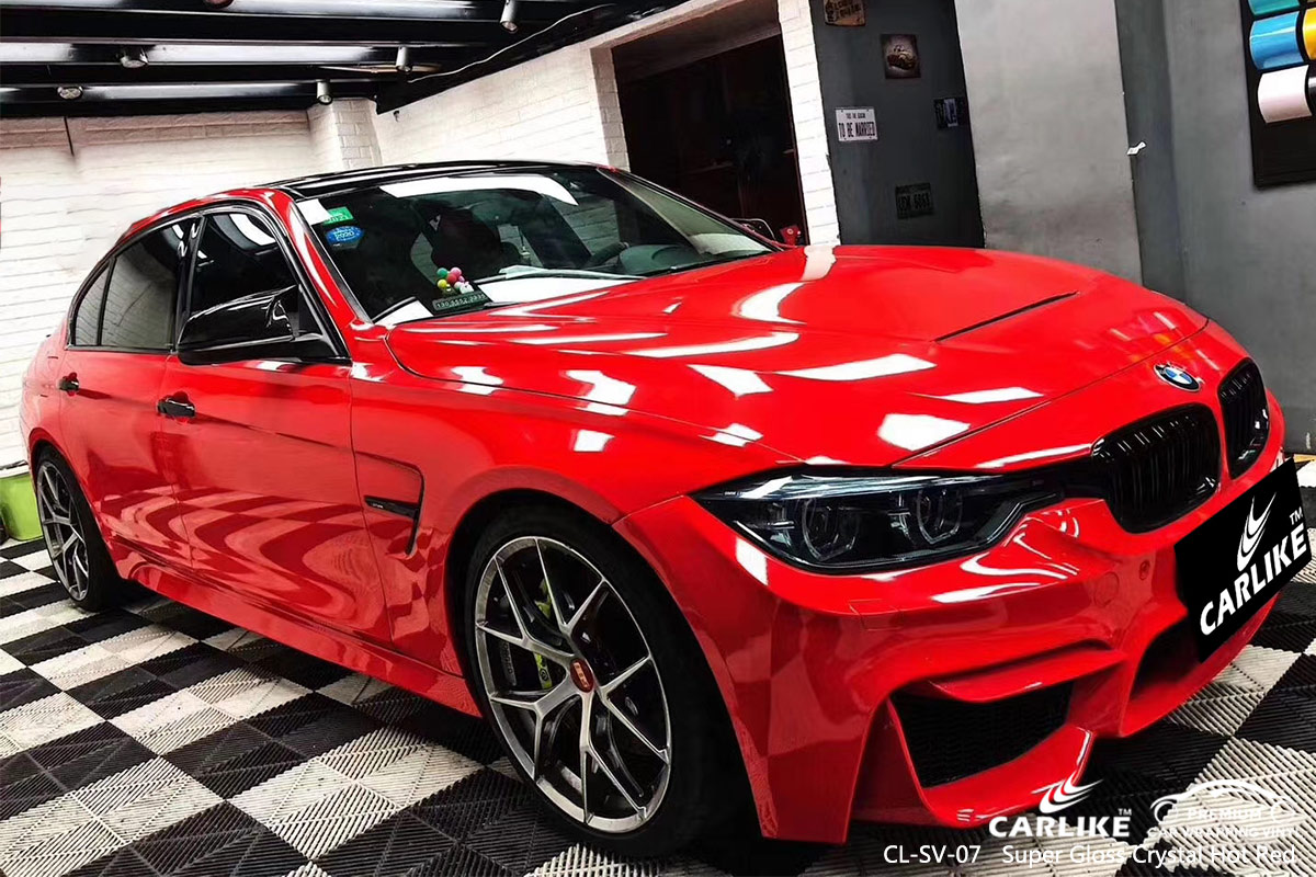CL-SV-07 super gloss crystal hot red protective vinyl for cars for BMW Kahramanmaras Turkey