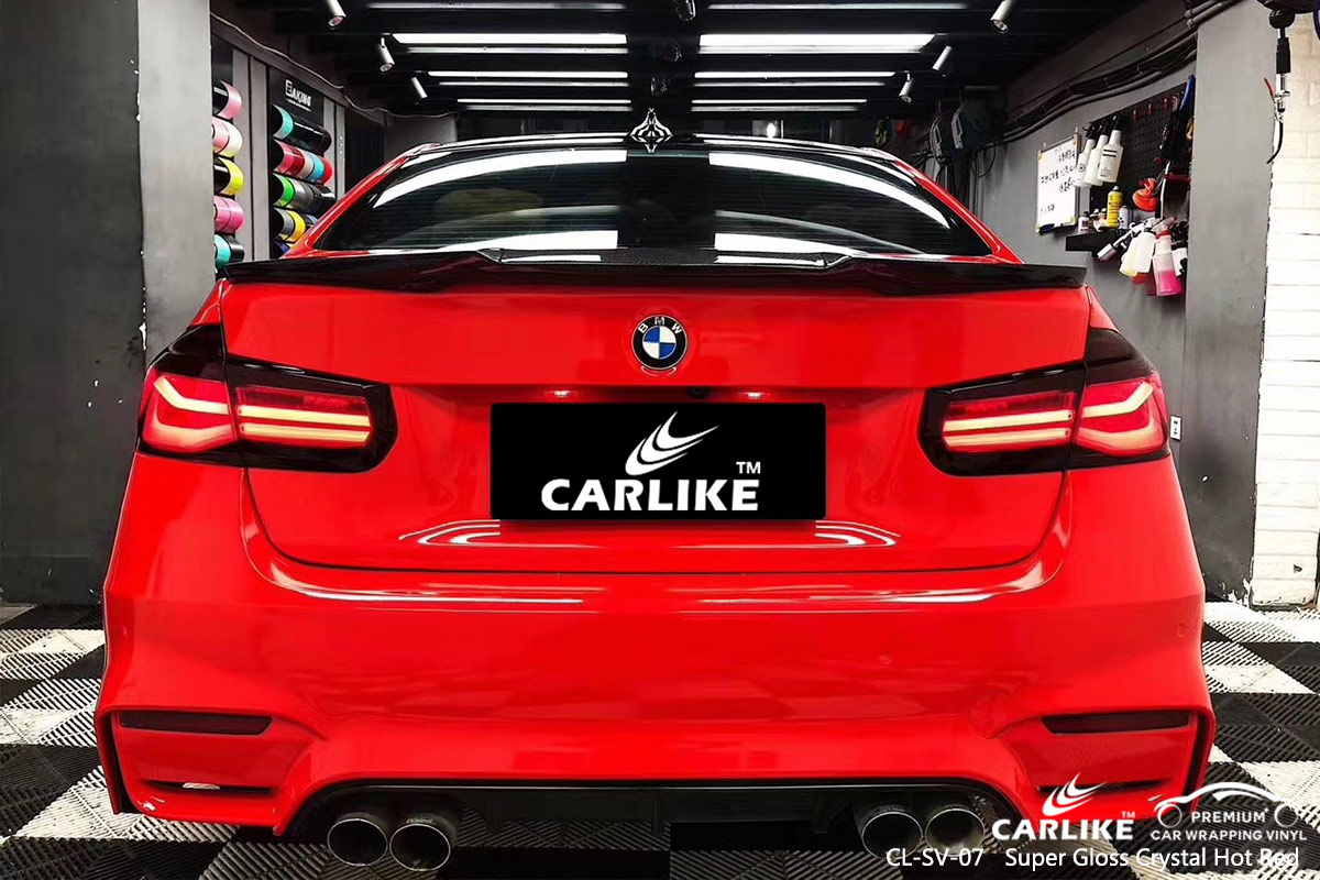 CL-SV-07 super gloss crystal hot red protective vinyl for cars for BMW Kahramanmaras Turkey