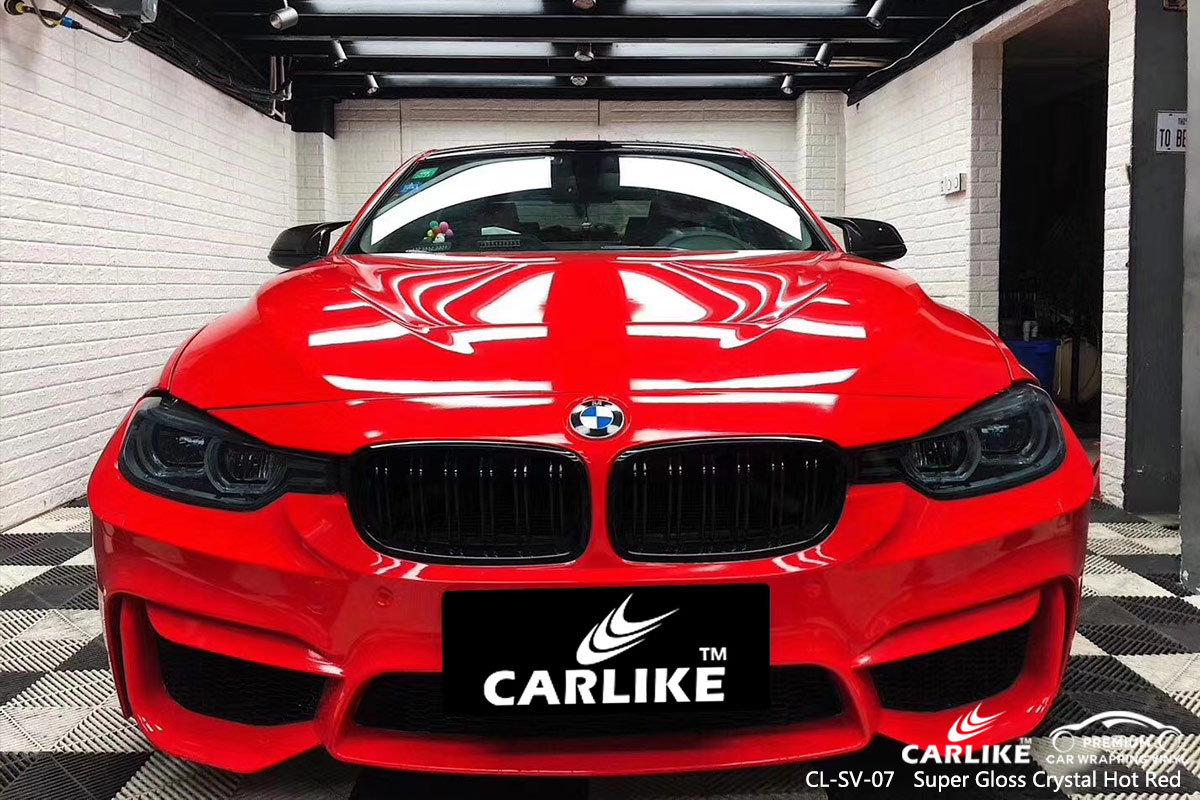 CL-SV-07 super gloss crystal hot red protective vinyl for cars for BMW Kahramanmaras Turkey