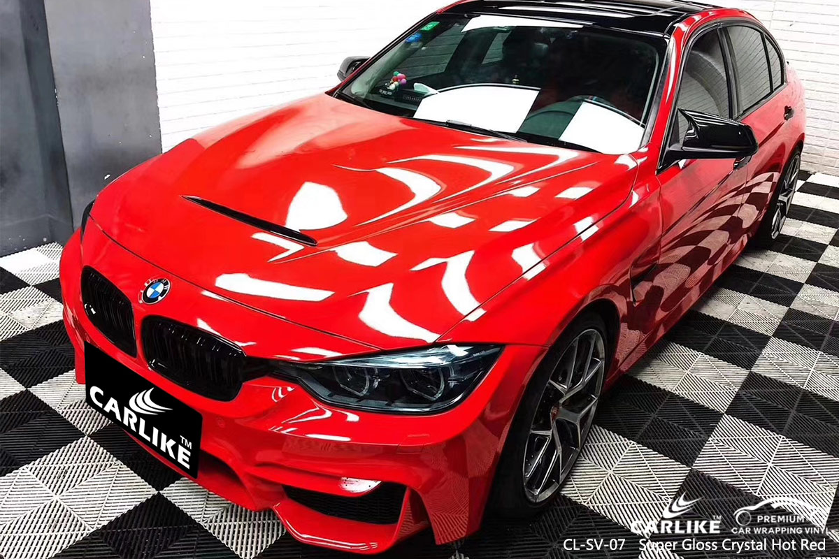 CL-SV-07 super gloss crystal hot red protective vinyl for cars for BMW Kahramanmaras Turkey