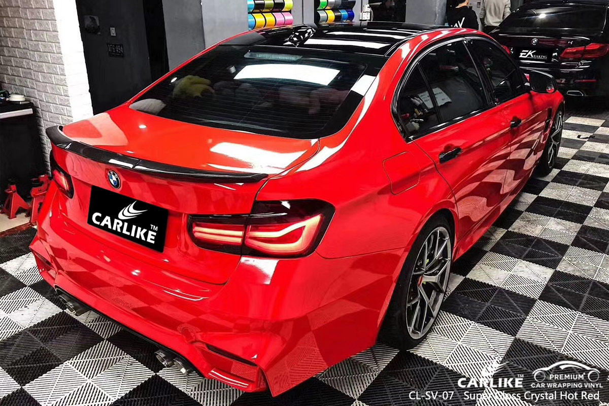CL-SV-07 super gloss crystal hot red protective vinyl for cars for BMW Kahramanmaras Turkey