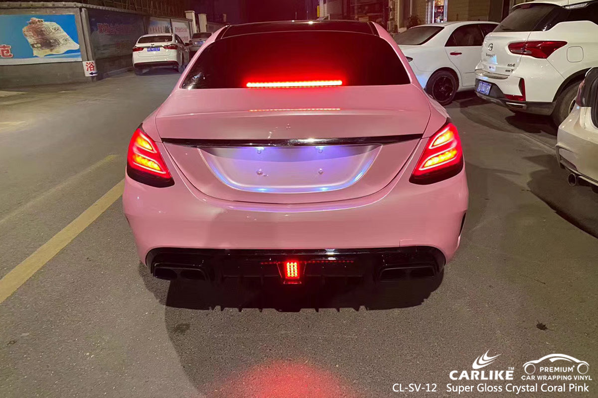 CL-SV-12 super gloss crystal coral pink tpu ppf film for MERCEDES-BENZ Samsun Turkey