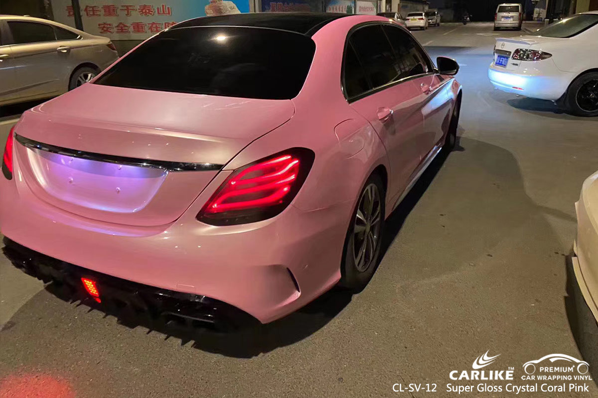 CL-SV-12 super gloss crystal coral pink tpu ppf film for MERCEDES-BENZ Samsun Turkey
