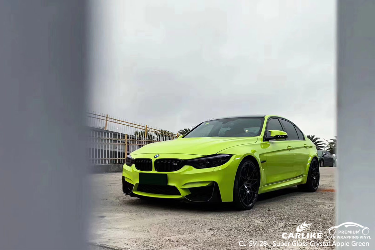 CL-SV-28 super gloss crystal apple green protective vinyl for cars for BMW Kocaeli Turkey