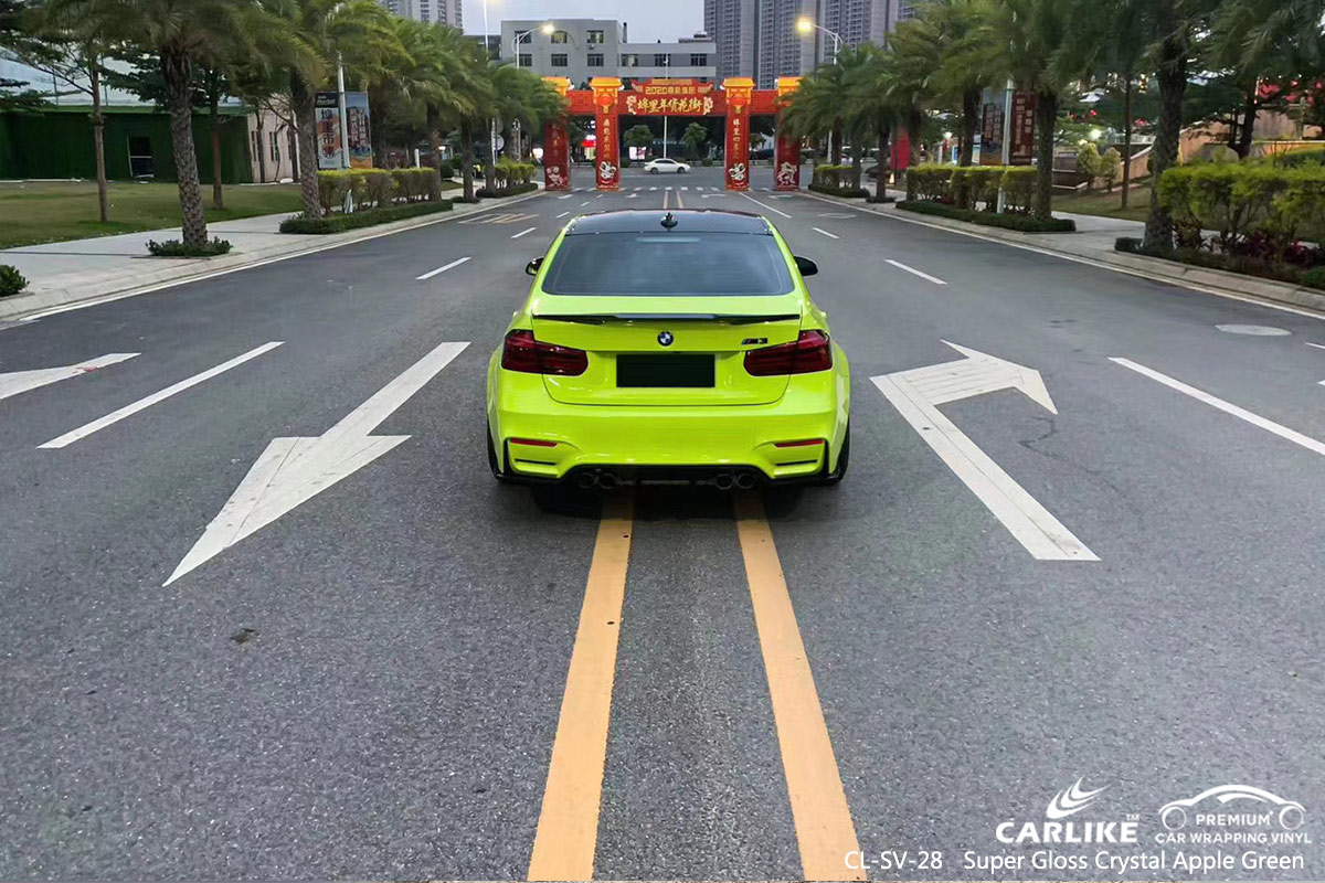 CL-SV-28 super gloss crystal apple green protective vinyl for cars for BMW Kocaeli Turkey
