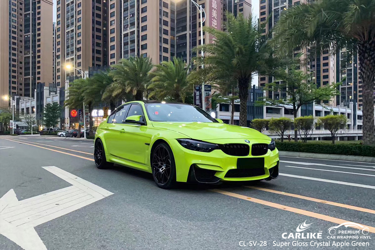 CL-SV-28 super gloss crystal apple green protective vinyl for cars for BMW Kocaeli Turkey
