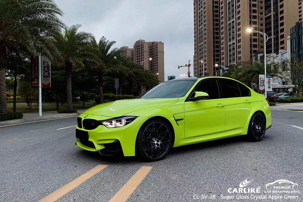 CL-SV-28 super gloss crystal apple green protective vinyl for cars for BMW Kocaeli Turkey