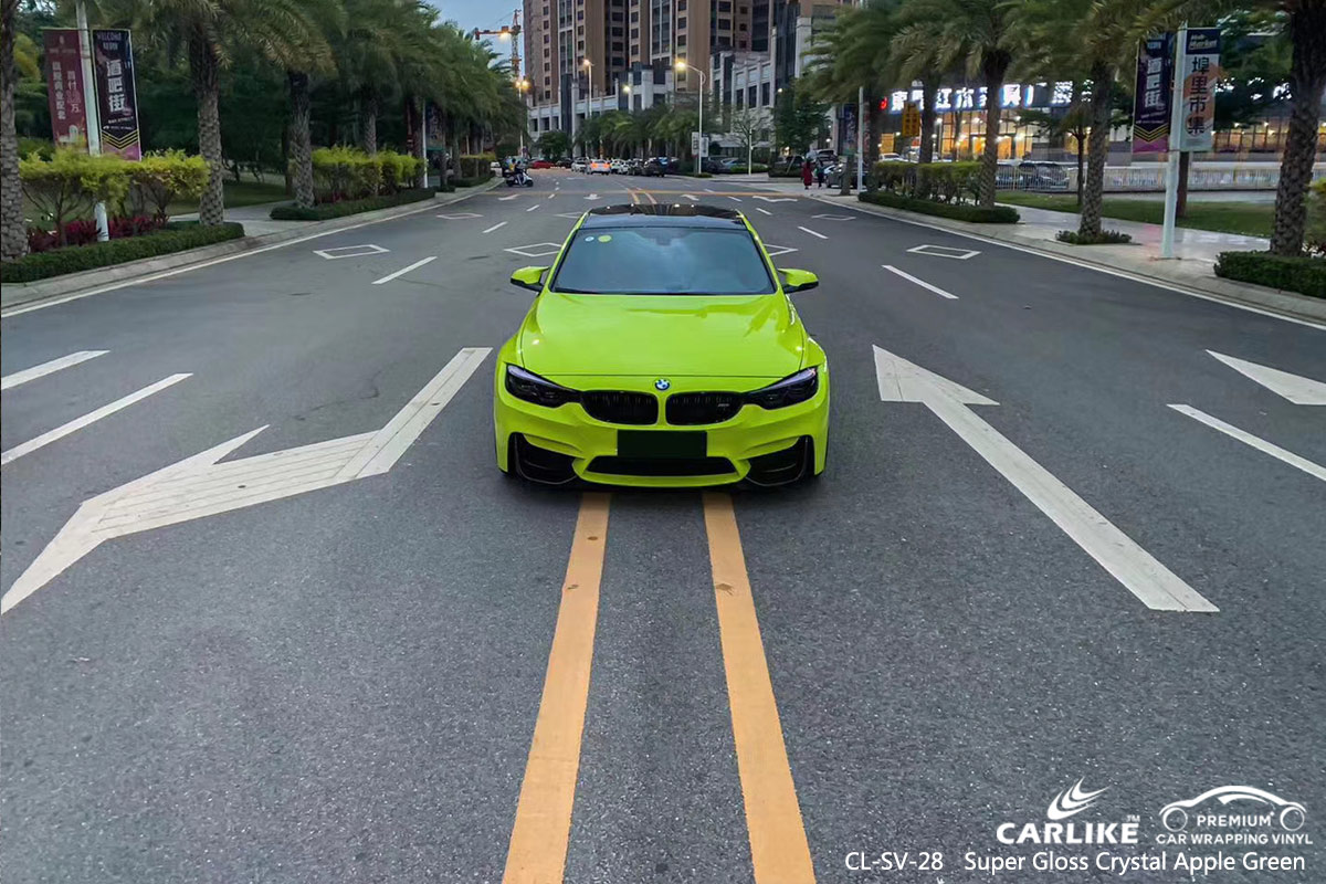 CL-SV-28 super gloss crystal apple green protective vinyl for cars for BMW Kocaeli Turkey