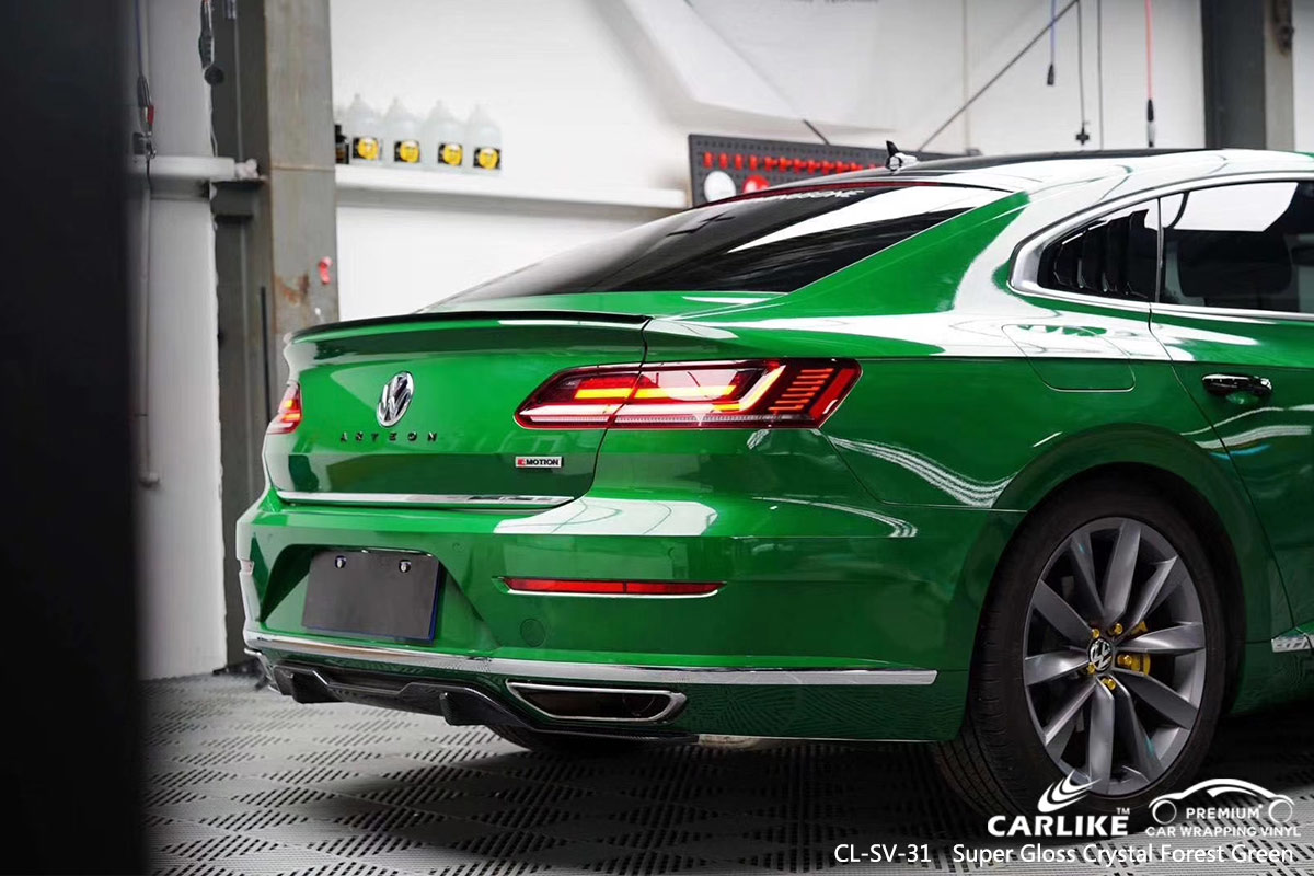 CL-SV-31 super gloss crystal forest green car wrapping for VOLKSWAGEN Adana Turkey