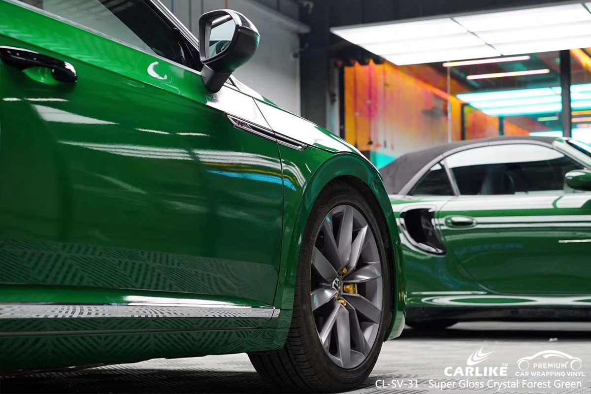 CL-SV-31 super gloss crystal forest green car wrapping for VOLKSWAGEN Adana Turkey