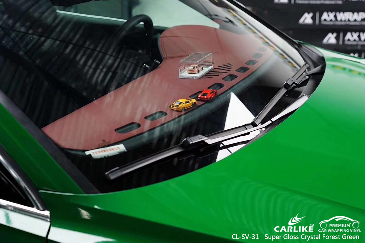 CL-SV-31 super gloss crystal forest green car wrapping for VOLKSWAGEN Adana Turkey