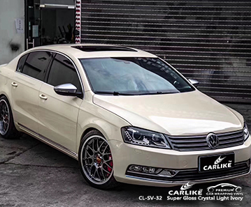 VOLKSWAGEN Mardin Türkiye için CL-SV-32 süper parlak kristal ışık fildişi gemi araç kaplama