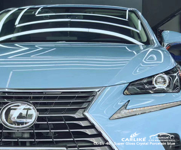 CL-SV-40 فيلم التفاف السيارة من الخزف الأزرق اللامع الفائق لشركة LEXUS Boston الولايات المتحدة