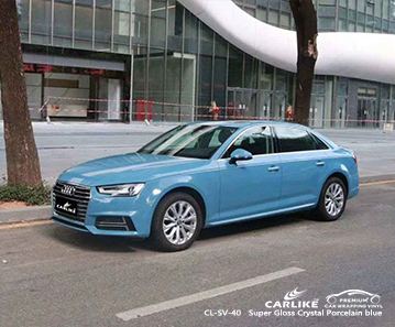 CL-SV-40 سوبر بورسلين أزرق لامع المورد التفاف السيارة الجسم لأودي Ligao الفلبين