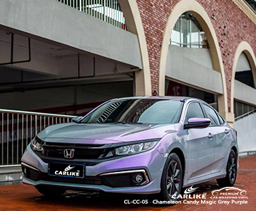 HONDA Kuzey Dakota Amerika Birleşik Devletleri için CL-CC-05 bukalemun şeker sihirli gri mor araç sarma