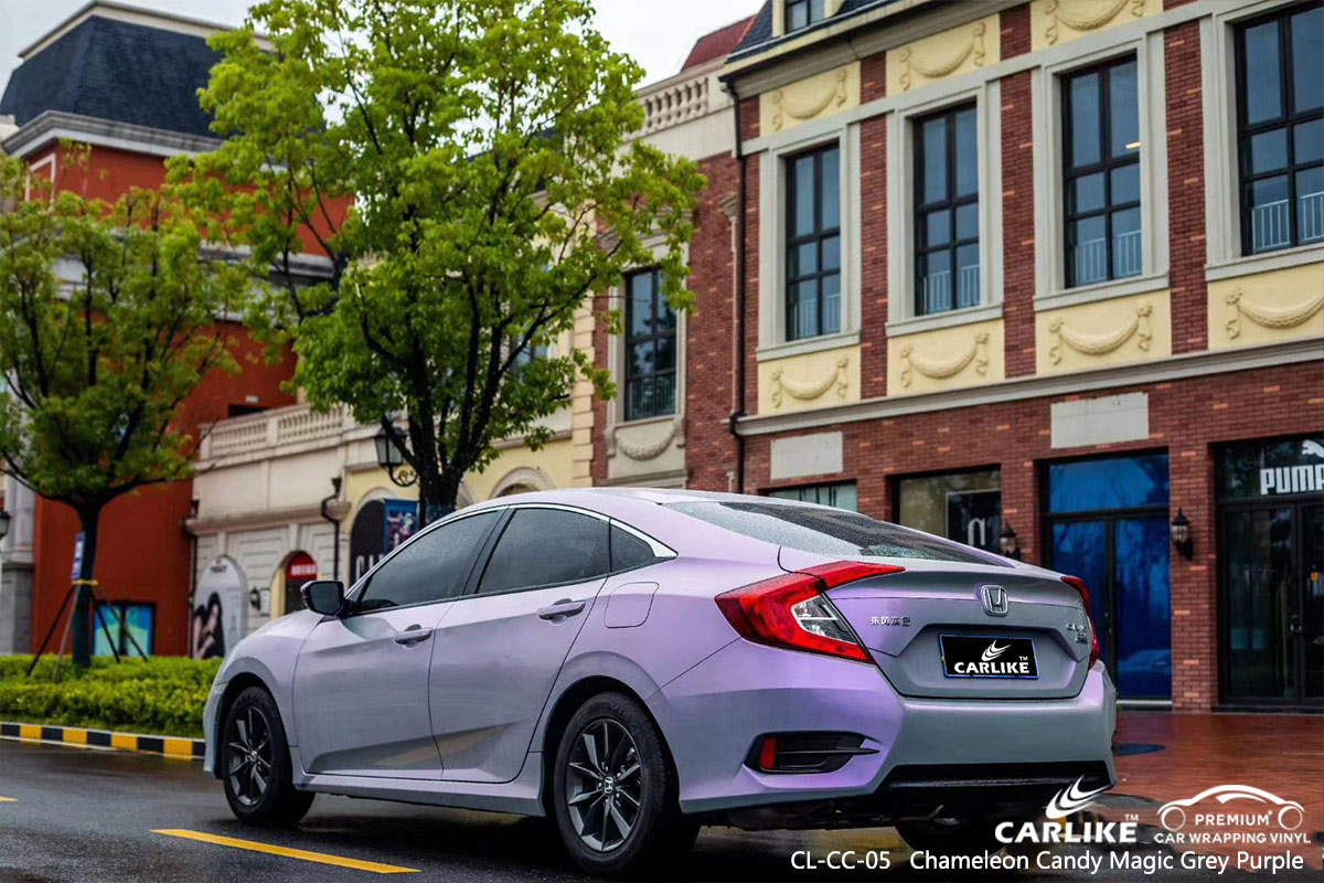 CL-CC-05 chameleon candy magic grey purple vehicle wrapping for HONDA North Dakota United States
