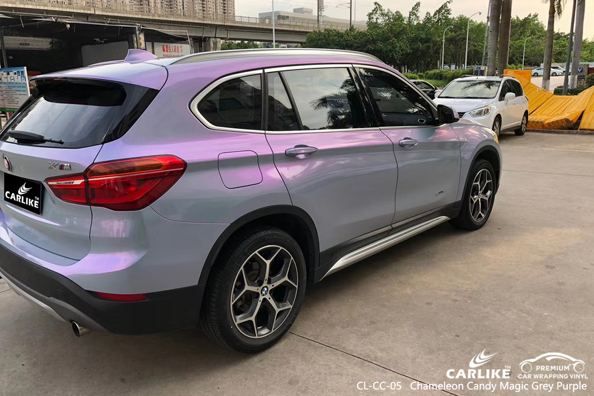 CL-CC-05 chameleon candy magic grey purple ship vinyl wrap my car for BMW Agri Turkey